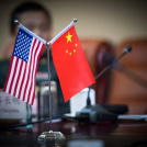 US Chinese Flags
