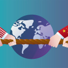 China and US Playing Tug of War