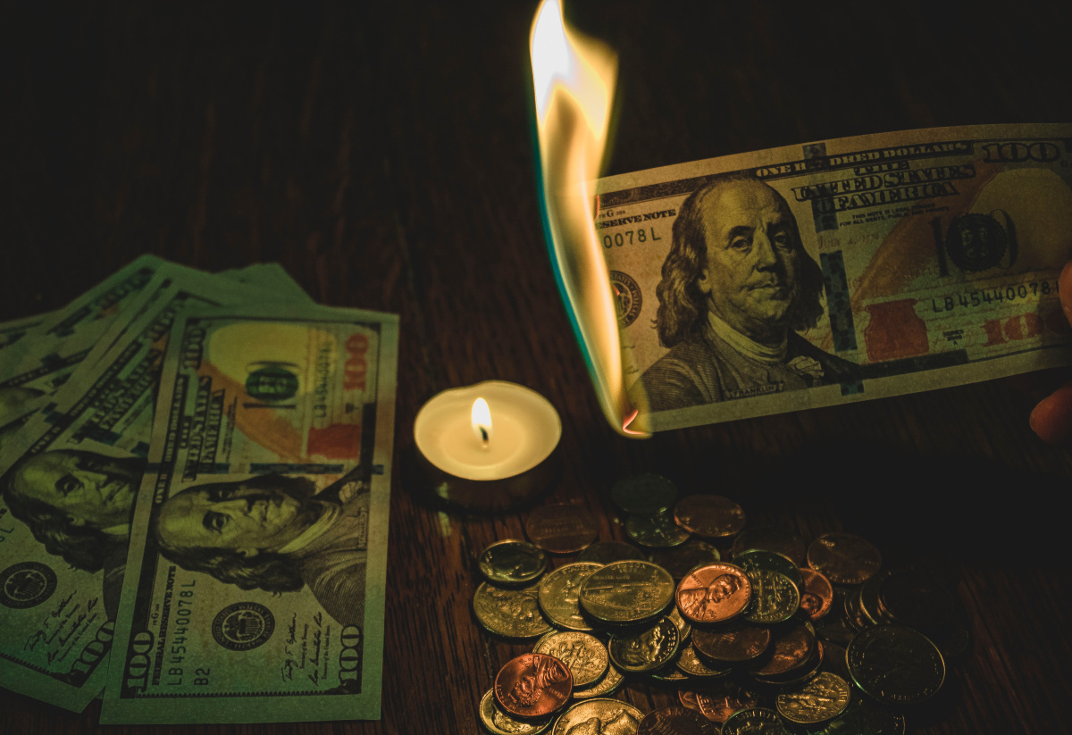 Money on Fire