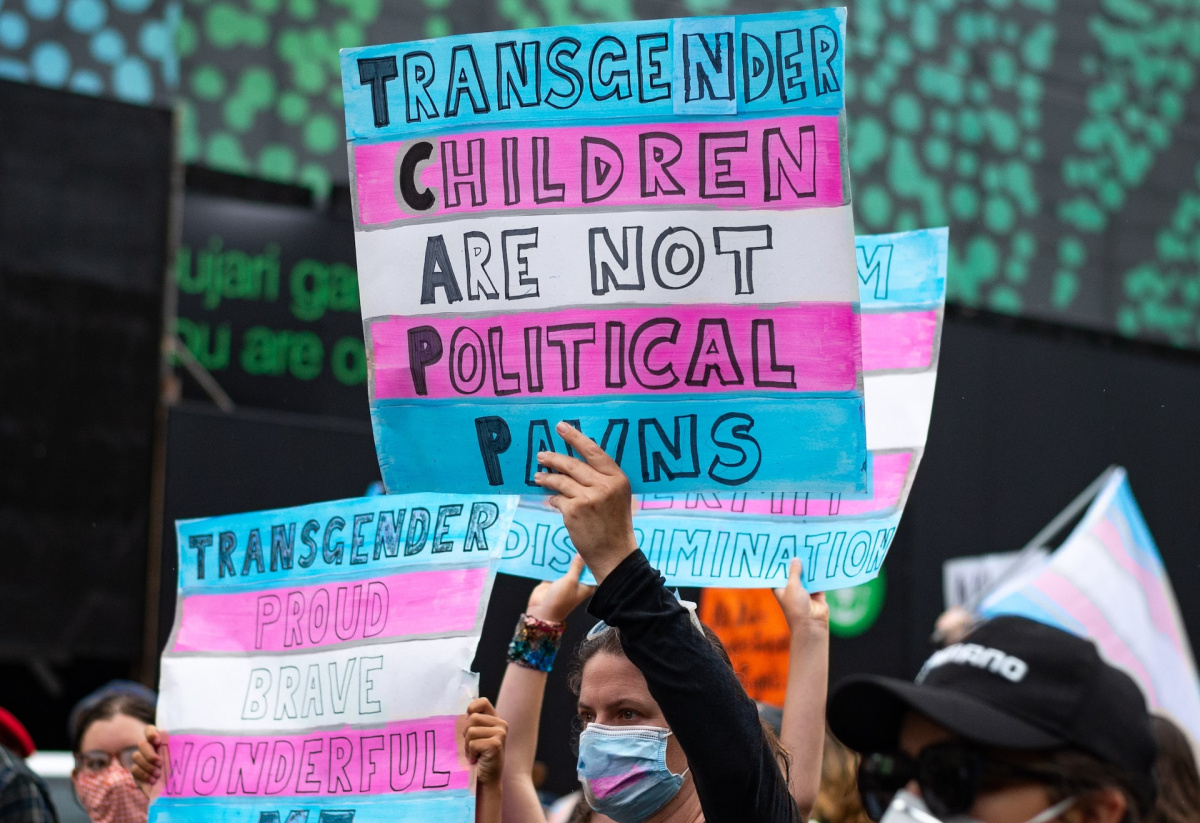 Transgender Kids Protest